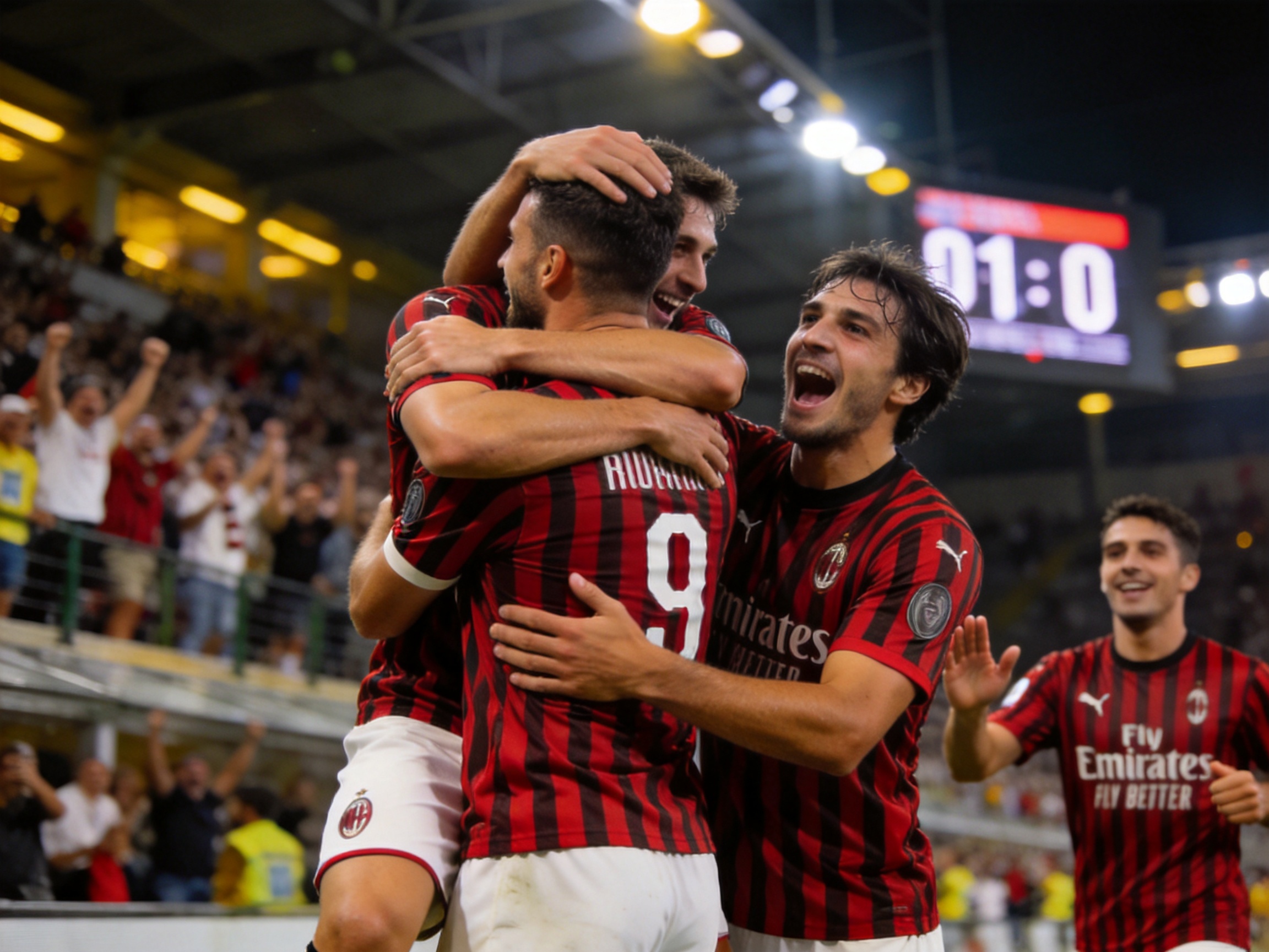 米兰MiLan战报-AC米兰逆转尤文图斯
